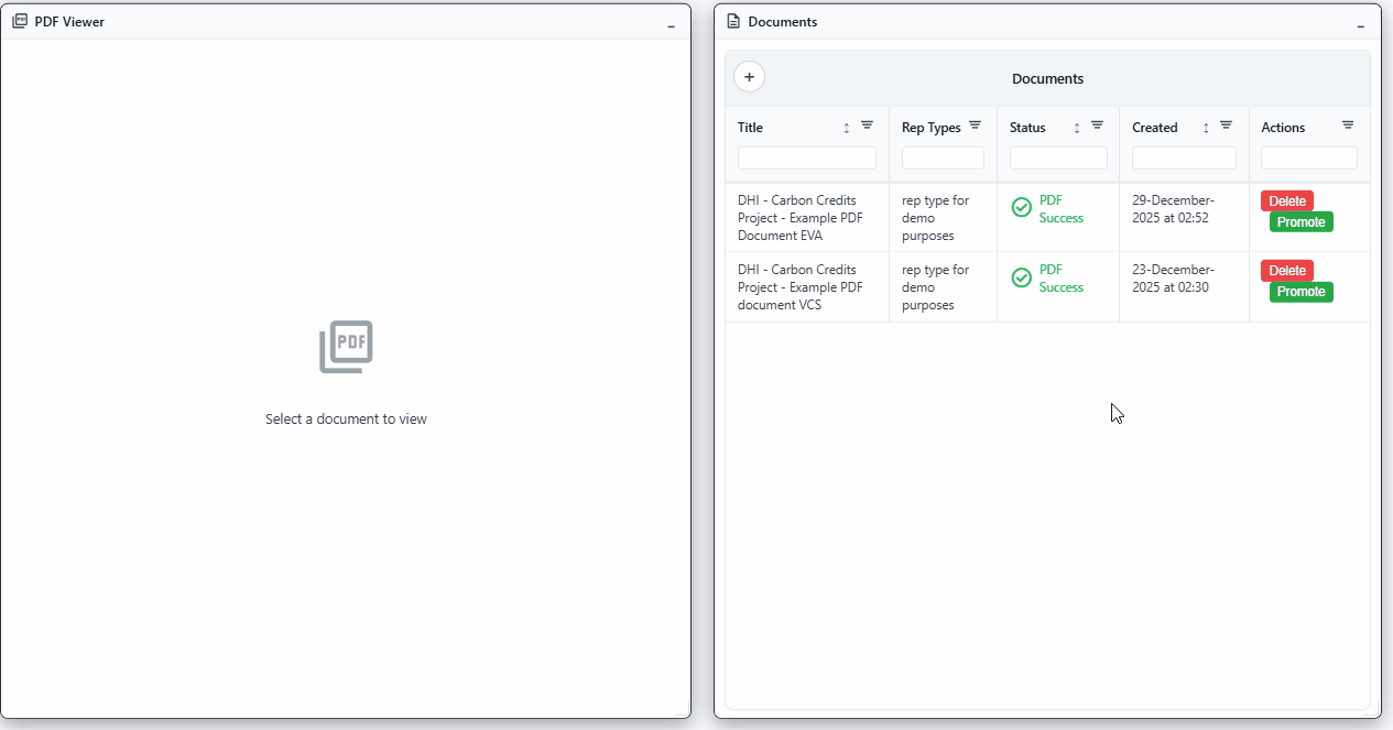 Walkthrough of the SED workspace: work basket, PDF viewer and structured JSON output